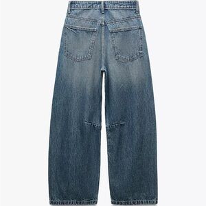 Zara Blue Flare & Wide Leg Jeans